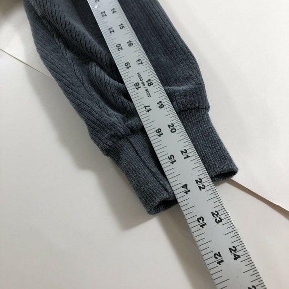 Haymaker Womens size S Zip up jacket Gray Ribbed - Picture 11 of 12